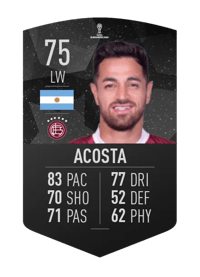 Lautaro Acosta CONMEBOL SUDAMERICANA 75 OVR