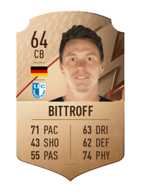 Alexander Bittroff Rare 64 OVR