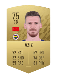 Serdar Aziz Common 75 OVR