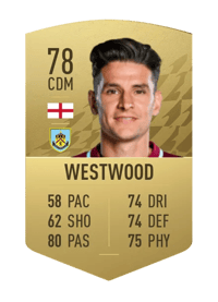 Ashley Westwood Common 78 OVR