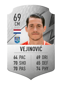 Marko Vejinović Rare 69 OVR