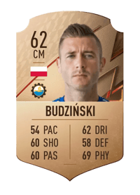 Marcin Budziński Rare 62 OVR