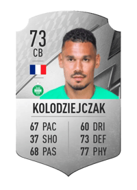 Timothée Kolodziejczak Rare 73 OVR