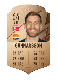 Niklas Gunnarsson Rare 64 OVR