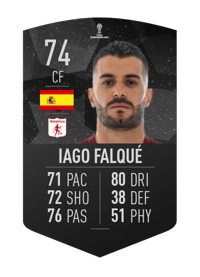Iago Falqué CONMEBOL SUDAMERICANA 74 OVR