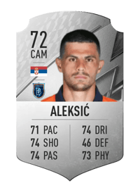 Danijel Aleksić Rare 72 OVR