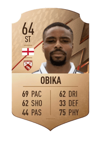 Jonathan Obika Rare 64 OVR