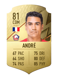 Benjamin André Rare 81 OVR