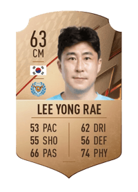 Lee Yong Rae Rare 63 OVR