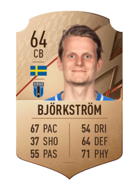 Tim Björkström Rare 64 OVR