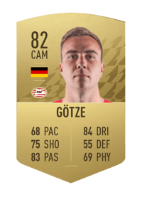 Mario Götze Common 82 OVR