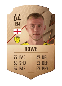 Danny Rowe Rare 64 OVR