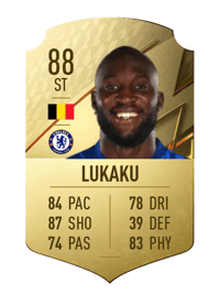 Romelu Lukaku Rare 88 OVR