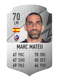 Marc Mateu Rare 70 OVR