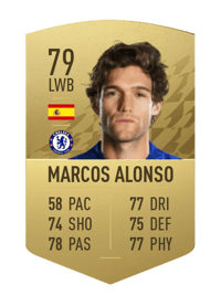 Marcos Alonso Common 79 OVR