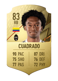 Juan Cuadrado Rare 83 OVR