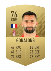 Maxime Gonalons Common 76 OVR