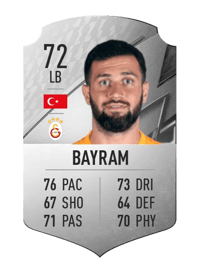 Ömer Bayram Rare 72 OVR