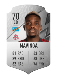 Chris Mavinga Rare 70 OVR