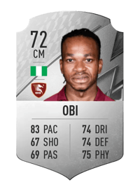 Joel Obi Rare 72 OVR