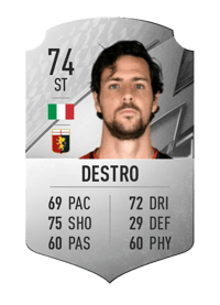 Mattia Destro Rare 74 OVR