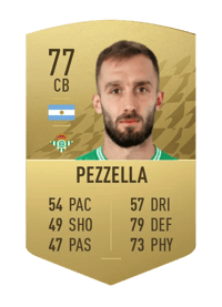 Germán Pezzella Common 77 OVR