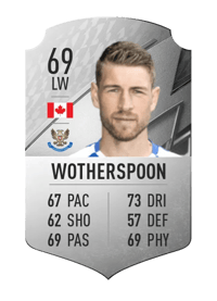 David Wotherspoon Rare 69 OVR