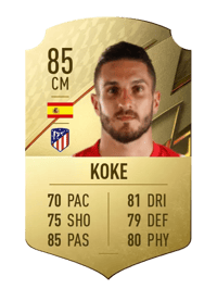 Koke Rare 85 OVR