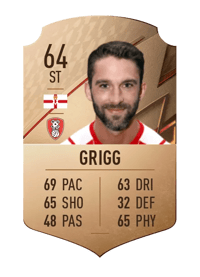 Will Grigg Rare 64 OVR