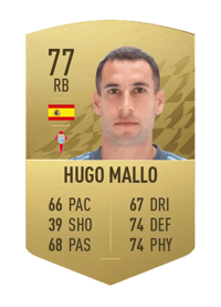Hugo Mallo Common 77 OVR