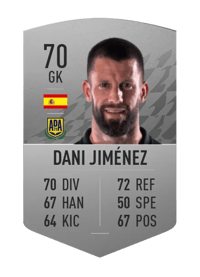 Dani Jiménez Common 70 OVR