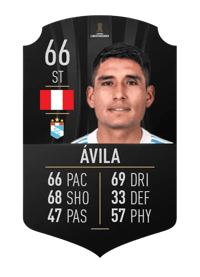 Írven Ávila CONMEBOL LIBERTADORES 66 OVR