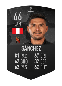 Joel Sánchez CONMEBOL SUDAMERICANA 66 OVR