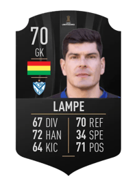 Carlos Lampe CONMEBOL LIBERTADORES 70 OVR