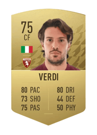Simone Verdi Common 75 OVR