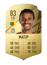 Joel Matip Rare 83 OVR