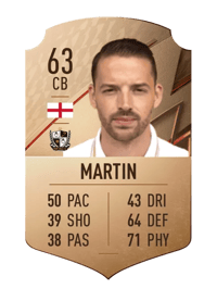 Aaron Martin Rare 63 OVR