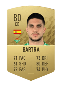 Bartra Common 80 OVR