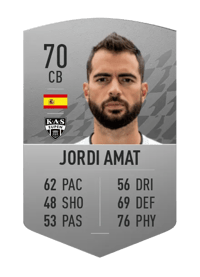 Jordi Amat Common 70 OVR