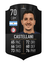 Gonzalo Castellani CONMEBOL LIBERTADORES 70 OVR