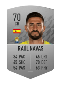 Raúl Navas Common 70 OVR
