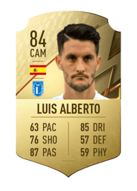 Luis Alberto Rare 84 OVR