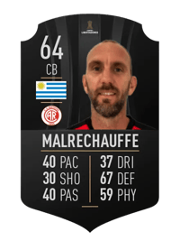 Damián Malrechauffe CONMEBOL LIBERTADORES 64 OVR