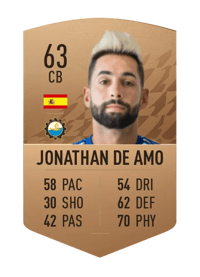 Jonathan De Amo Common 63 OVR