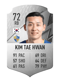 Kim Tae Hwan Rare 72 OVR