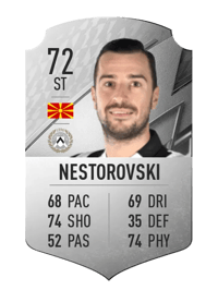 Ilja Nestorovski Rare 72 OVR