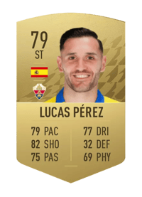 Lucas Pérez Common 79 OVR