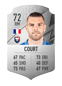 Yoann Court Rare 72 OVR