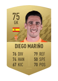 Diego Mariño Common 75 OVR