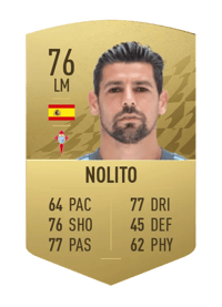 Nolito Common 76 OVR